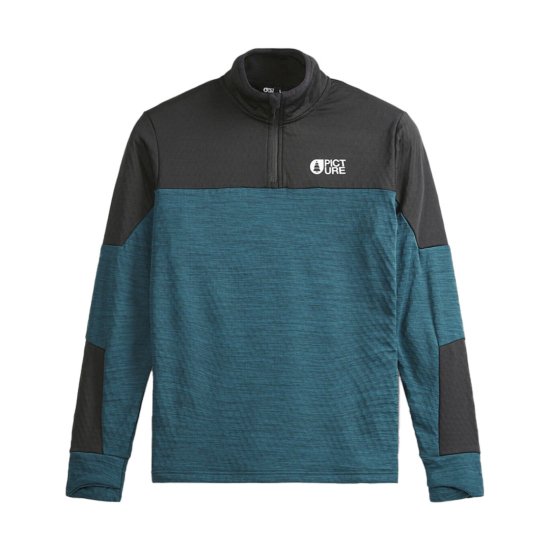 PICTURE - PILE LOKKA GRID 1/4 ZIP UOMO