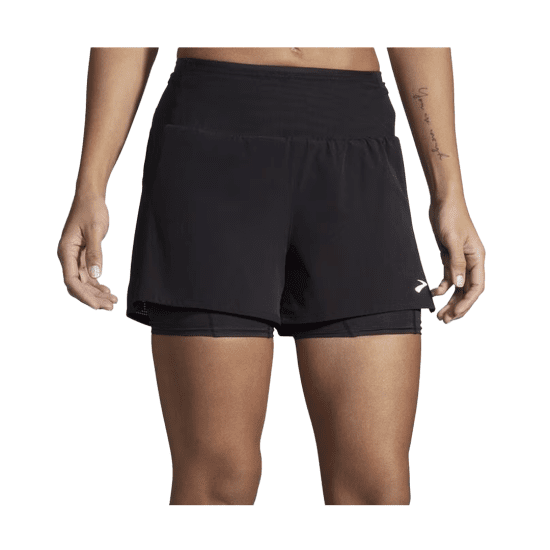 BROOKS - PANTALONCINI HIGH POINT 3" 2 IN 1 2.0 DONNA