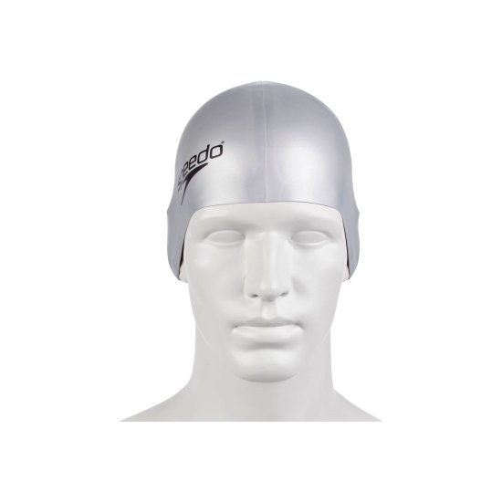 SPEEDO - CUFFIA DA NUOTO FLAT SILICONE P12 GRIGIO