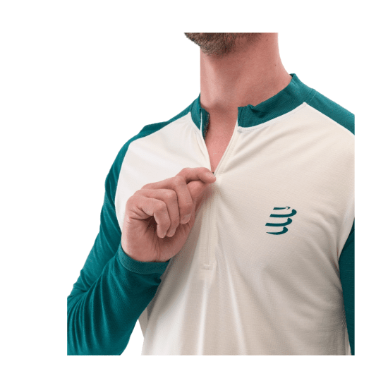 COMPRESSPORT - T-SHIRT A MANICHE LUNGHE TRAIL HZ UOMO