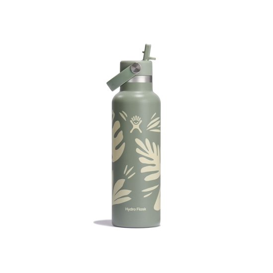 HYDRO-FLASK - BORRACCIA HYDRO FLASK 24 OZ STANDARD MOUTH CON CANNUCCIA BOTANICAL
