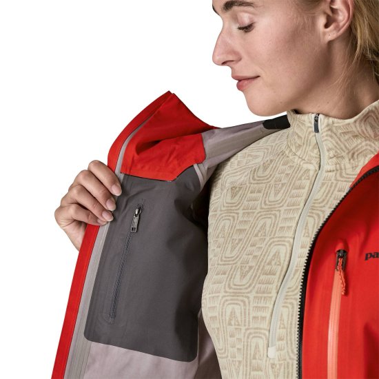 PATAGONIA - GIACCA STORMSTRIDE DONNA MARRONE