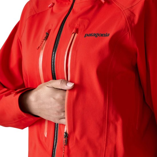 PATAGONIA - GIACCA STORMSTRIDE DONNA MARRONE