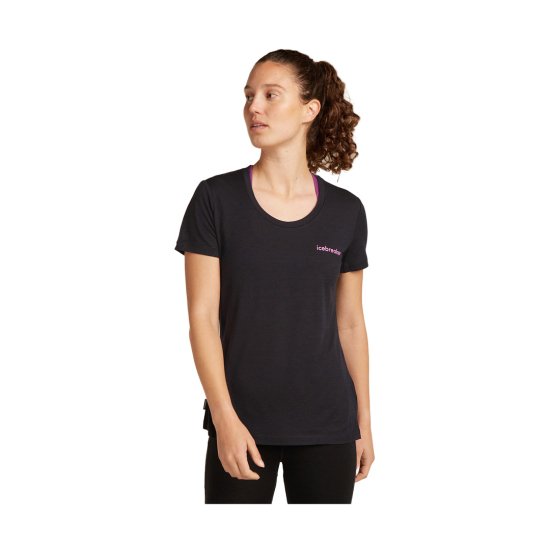 ICEBREAKER - T-SHIRT MANICHE CORTE MERINO 150 TECH LITE DONNA