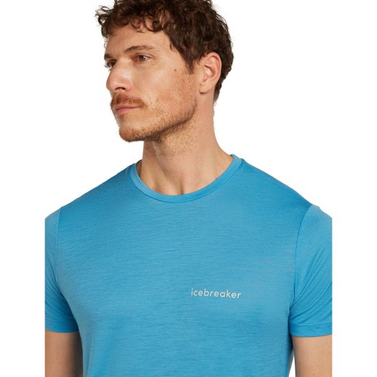 ICEBREAKER - T-shirt 150 Tech Lite Peaceful Pass uomo