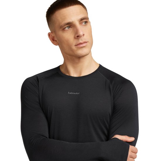 ICEBREAKER - T-SHIRT MANICHE LUNGHE MERINO 125 ZONEKNIT UOMO