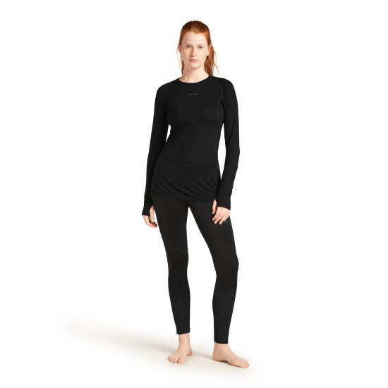 ICEBREAKER - T-SHIRT ZONEKNIT MANICHE LUNGHE MERINO 125 DONNA