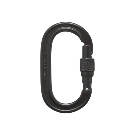 BLACK DIAMOND - MOSCHETTONE OVALE KEYLOCK SCREWGATE