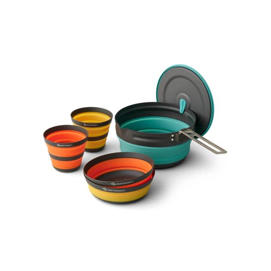 SEA TO SUMMIT - SET DA CUCINA PIEGHEVOLE ULTRALEGGERO FRONTIER ONE POT COOK 5 PEZZI