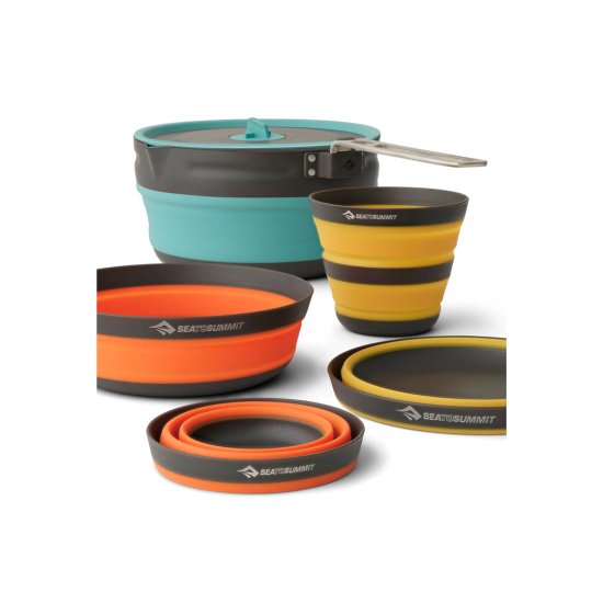 SEA TO SUMMIT - SET DA CUCINA PIEGHEVOLE ULTRALEGGERO FRONTIER ONE POT COOK 5 PEZZI