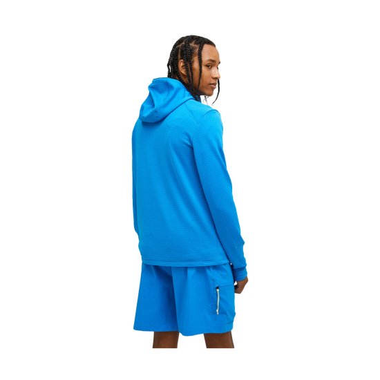 PEAK PERFORMANCE - Felpa in pile Trail Polartec con zip e cappuccio da uomo