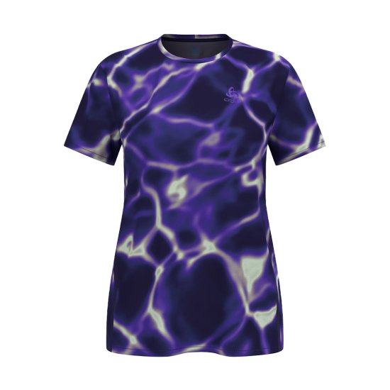ODLO - T-shirt Zeroweight Chill Tec Print donna