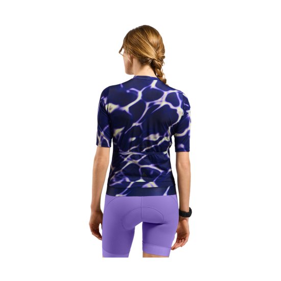 ODLO - MAGLIA DA CICLISMO STAMPATA ZEROWEIGHT PRO DONNA