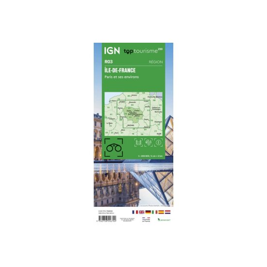 IGN - Mappa IGN ISOLA DELLA FRANCIA PARIGI E DINTORNI