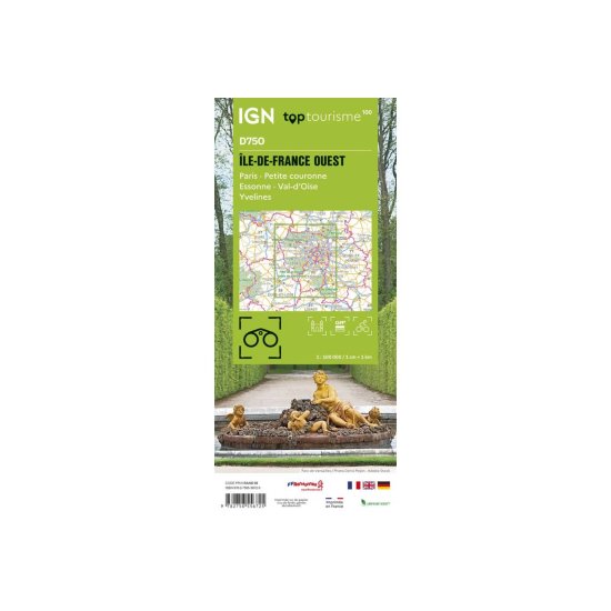 IGN - TOP100D75O - ÎLE-DE-FRANCE OVEST PARIGI - PRIMA CINTURA - ESSONNE - VAL-D'OISE - YVELINES