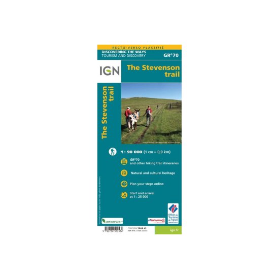 IGN - CARTE GR70 - CHEMIN DE STEVENSON