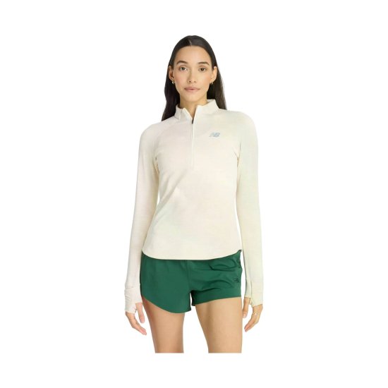 NEW BALANCE - Pile Athletics Heat Grid 1/2 Zip donna