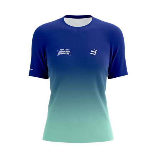 COMPRESSPORT - T-shirt Performance Marathon Nantes donna