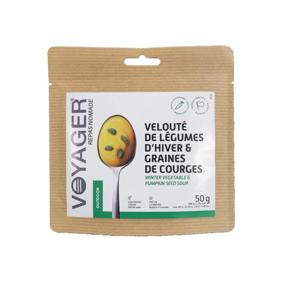 VOYAGER - PIATTO LIOFILIZZATO VELLUTATA DI VERDURE INVERNALI E SEMI DI ZUCCA