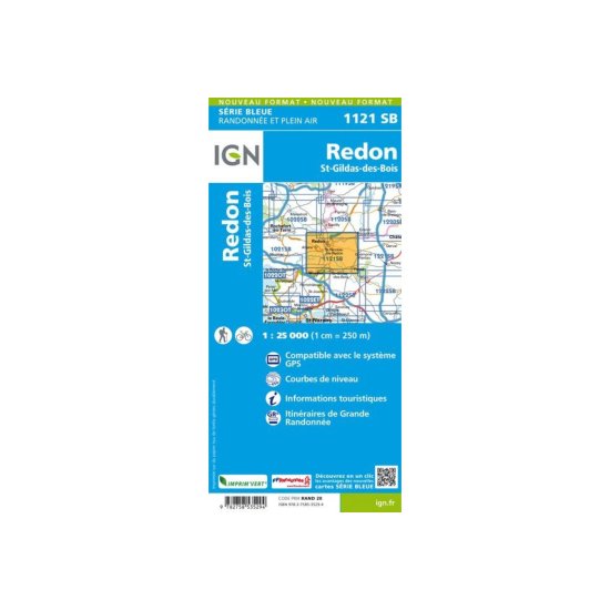 IGN - CARTA REDON E SAINT-GILDAS-DES-BOIS