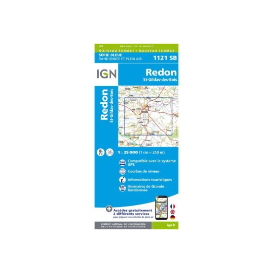 IGN - CARTA REDON E SAINT-GILDAS-DES-BOIS