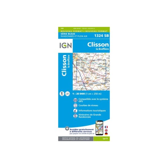 IGN - Carta Clisson La Bruffière