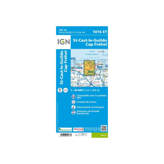 IGN - CARTA SAINT-CAST-LE-GUILDO E CAP FRÉHEL