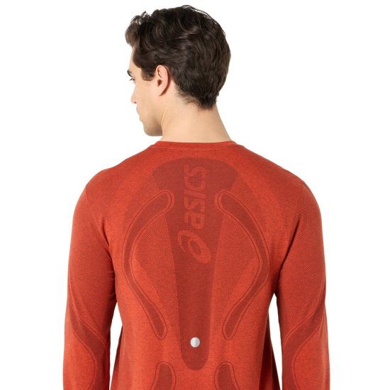 ASICS - Maglietta a maniche lunghe senza cuciture Road uomo