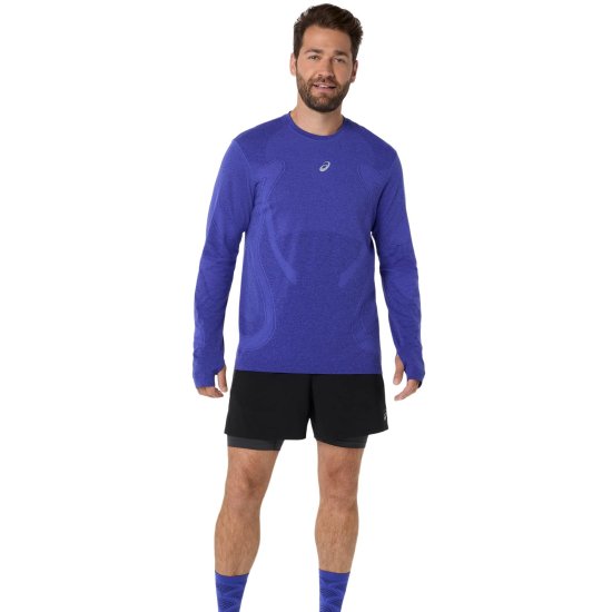 ASICS - Maglietta a maniche lunghe senza cuciture Road uomo