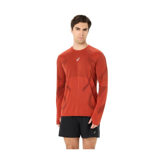 ASICS - Maglietta a maniche lunghe senza cuciture Road uomo
