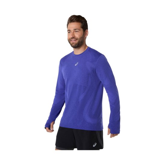 ASICS - Maglietta a maniche lunghe senza cuciture Road uomo