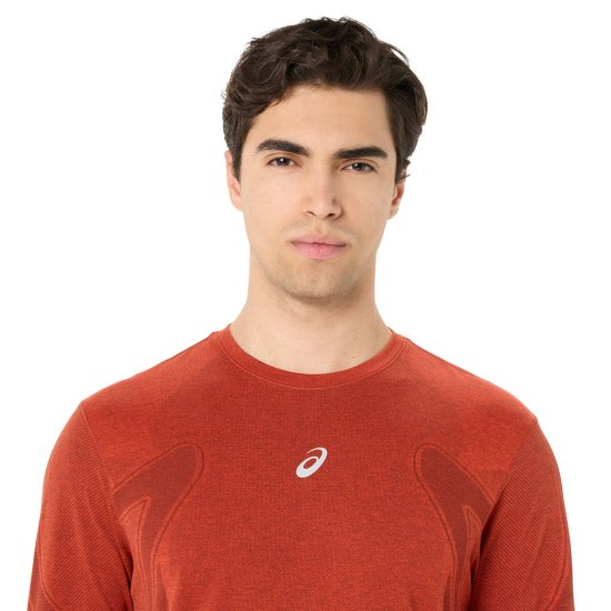 ASICS - Maglietta a maniche lunghe senza cuciture Road uomo