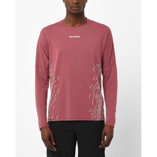 SALOMON - T-SHIRT MANICHE LUNGHE SENSE AERO GFX UOMO