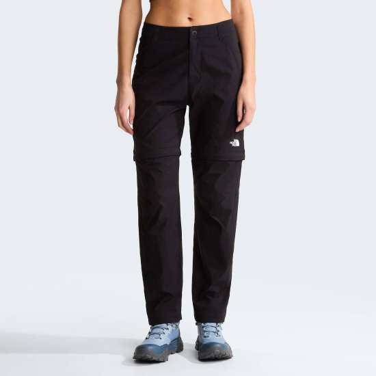 THE NORTH FACE - Pantalone convertibile standard dritto Exploration donna