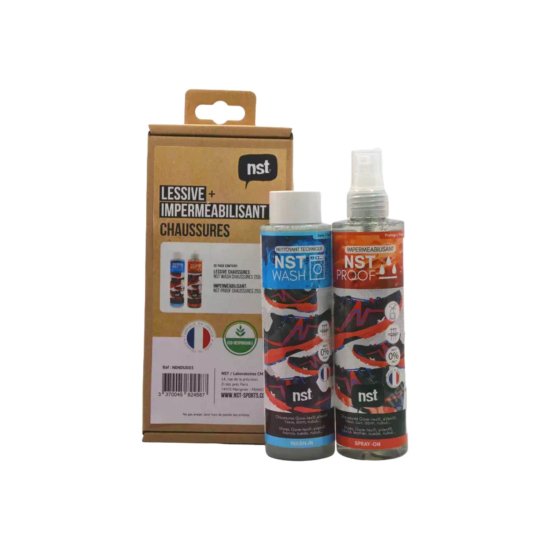NST - Kit detergente + impermeabilizzante per scarpe