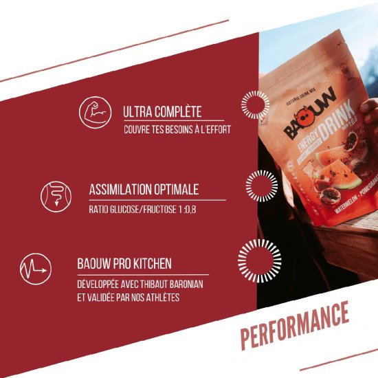 BAOUW - Boisson isotonic energy drink mix