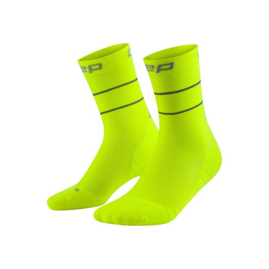 CEP - CALZE PRO RUN REFLECTIVE MID CUT UOMO