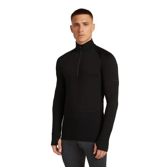 ICEBREAKER - SOTTOSTRATO MERINO 200 ZONEKNIT MEZZA ZIP UOMO