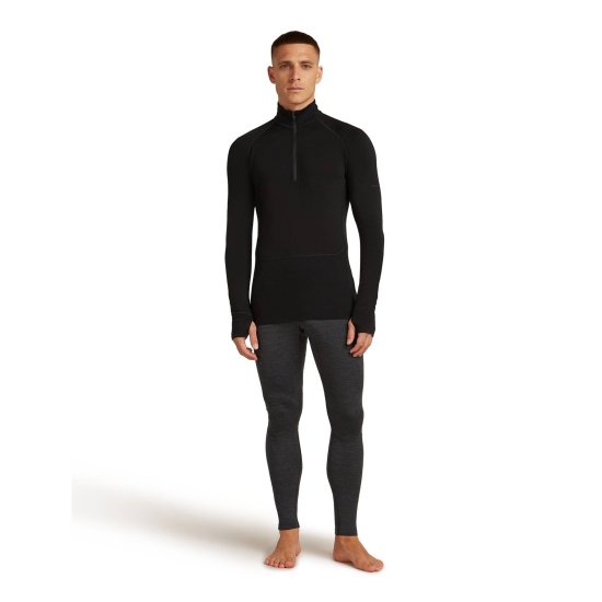 ICEBREAKER - SOTTOSTRATO MERINO 200 ZONEKNIT MEZZA ZIP UOMO