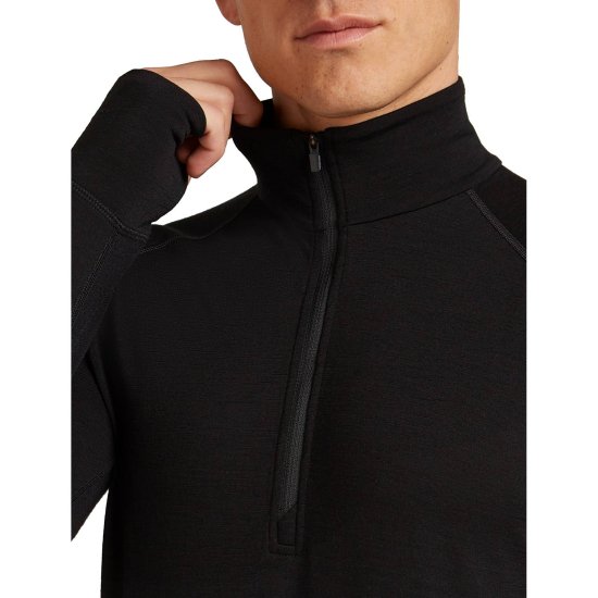 ICEBREAKER - SOTTOSTRATO MERINO 200 ZONEKNIT MEZZA ZIP UOMO