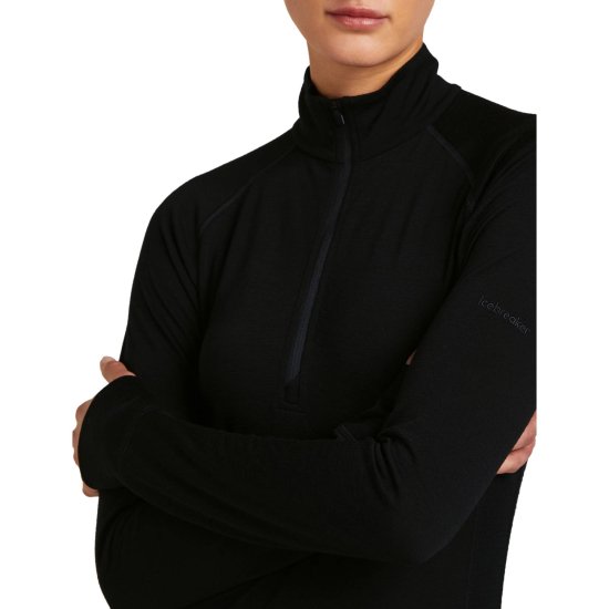 ICEBREAKER - PRIMO STRATO MERINO ZONEKNIT 200 MEZZA ZIP DONNA