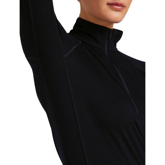 ICEBREAKER - PRIMO STRATO MERINO ZONEKNIT 200 MEZZA ZIP DONNA