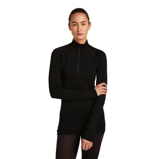 ICEBREAKER - PRIMO STRATO MERINO ZONEKNIT 200 MEZZA ZIP DONNA