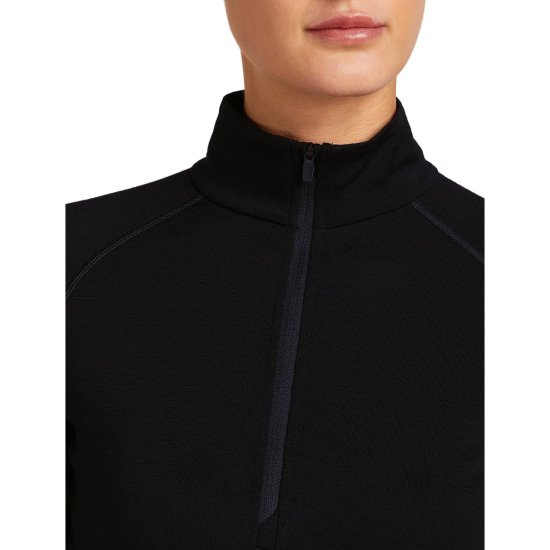 ICEBREAKER - PRIMO STRATO MERINO ZONEKNIT 200 MEZZA ZIP DONNA