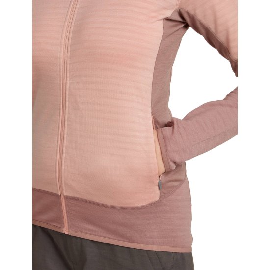 ICEBREAKER - PILE 300 DISCENDENTE CON ZIP DONNA