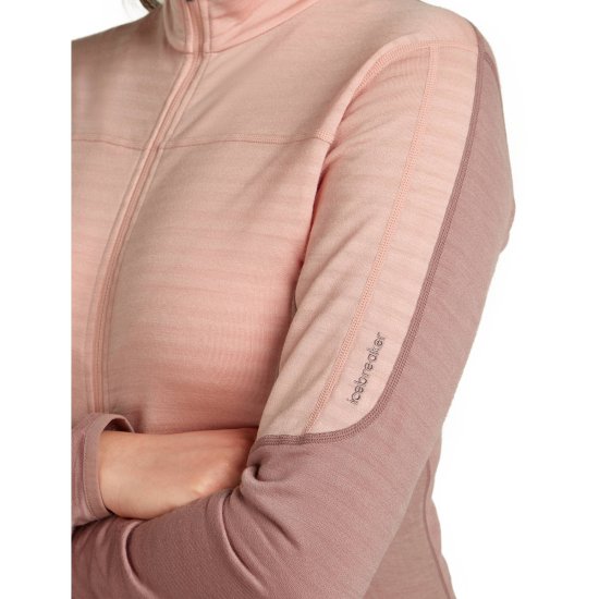 ICEBREAKER - PILE 300 DISCENDENTE CON ZIP DONNA