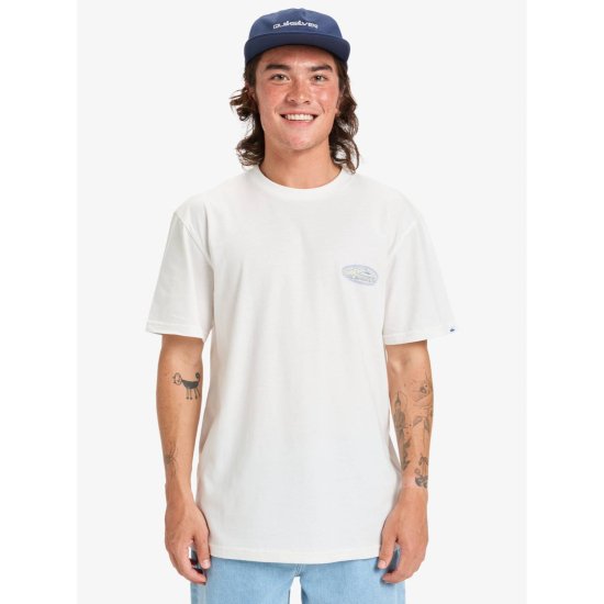 QUIKSILVER - T-SHIRT EVO BORDER LINES UOMO