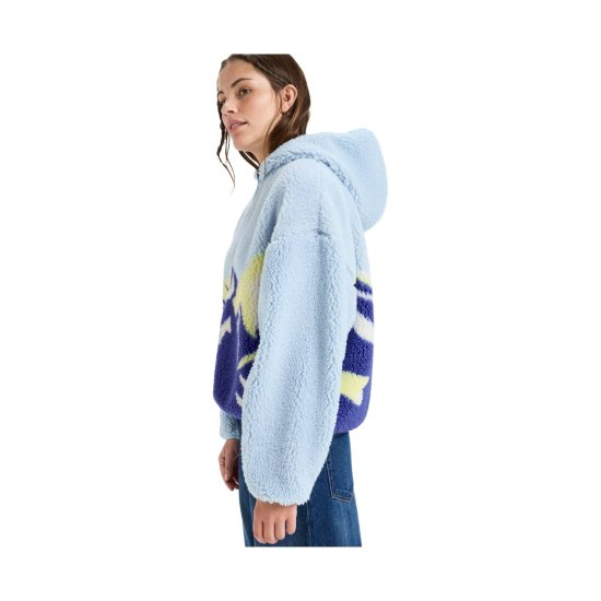 ROXY - Pile con cappuccio Chloe Kim Print da donna