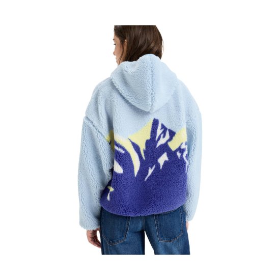 ROXY - Pile con cappuccio Chloe Kim Print da donna