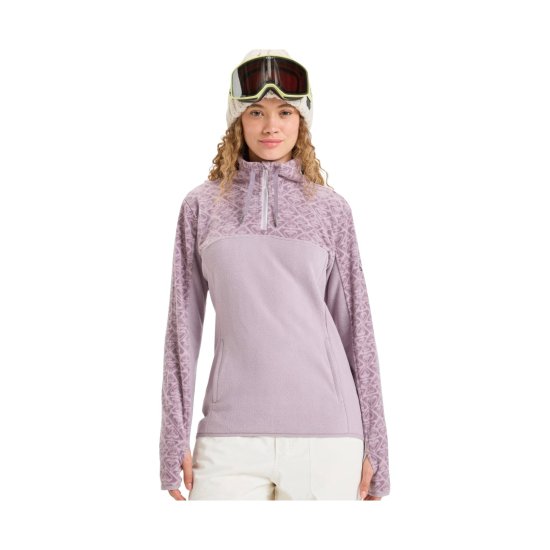 ROXY - Pile mezza-zip Sayna donna